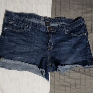Denim shorts